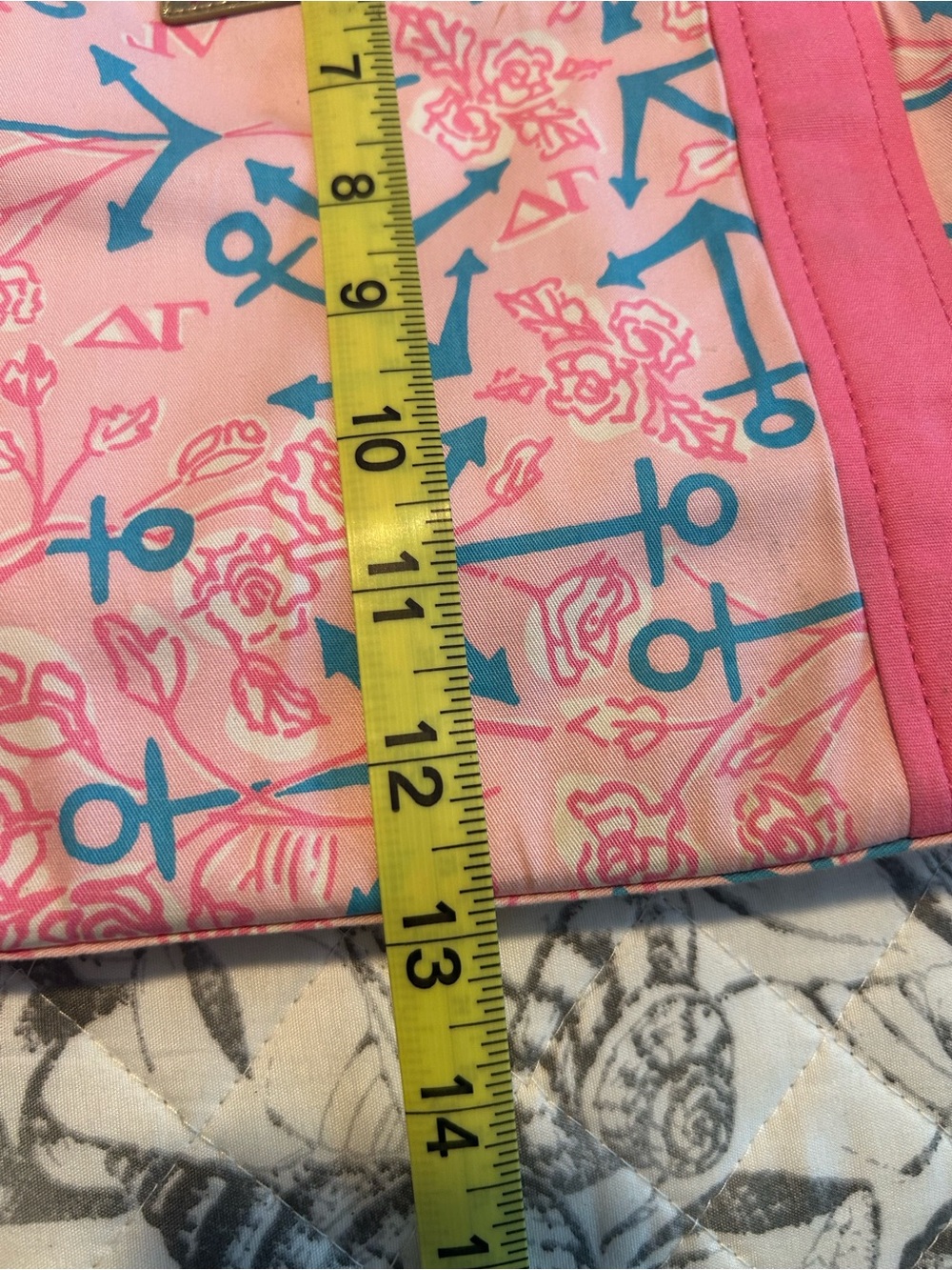 Lilly Pulitzer Pink Anchor Print Tote Bag - Picture 7 of 8